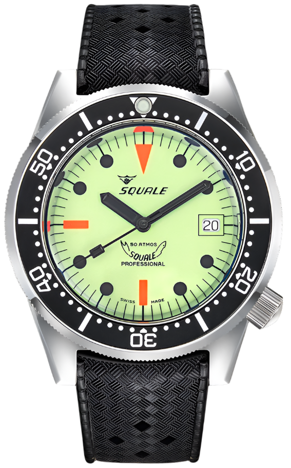 Squale 1521 Full Luminous Rubber Watch 1521FULL.HT Image 1