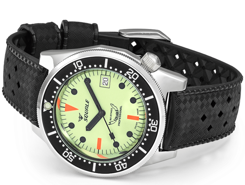 Squale 1521 Full Luminous Rubber Watch 1521FULL.HT Image 4