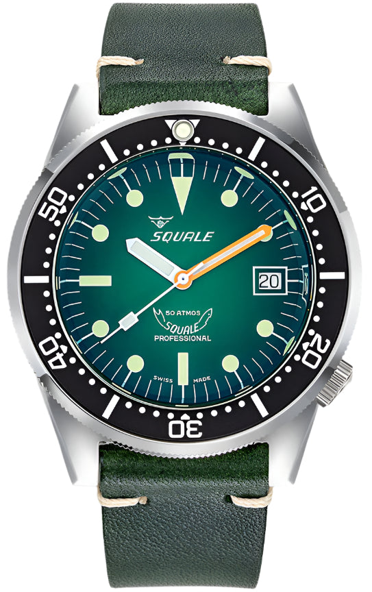 Squale 1521 Green Ray Watch 1521PROFGR.PVE Image 1