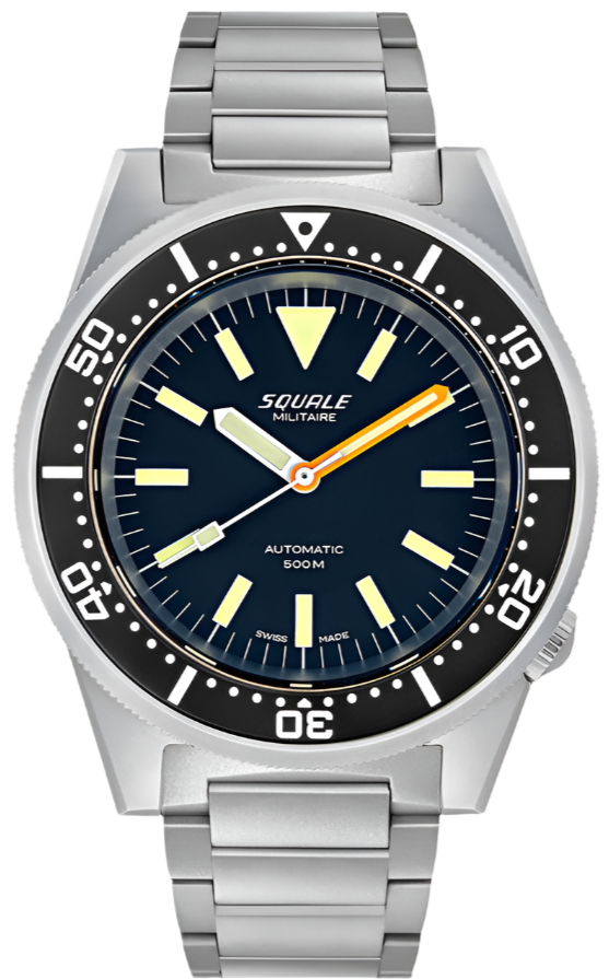 Squale 1521 Militaire Blasted Bracelet Watch 1521MILBL.SQ20S Image 1