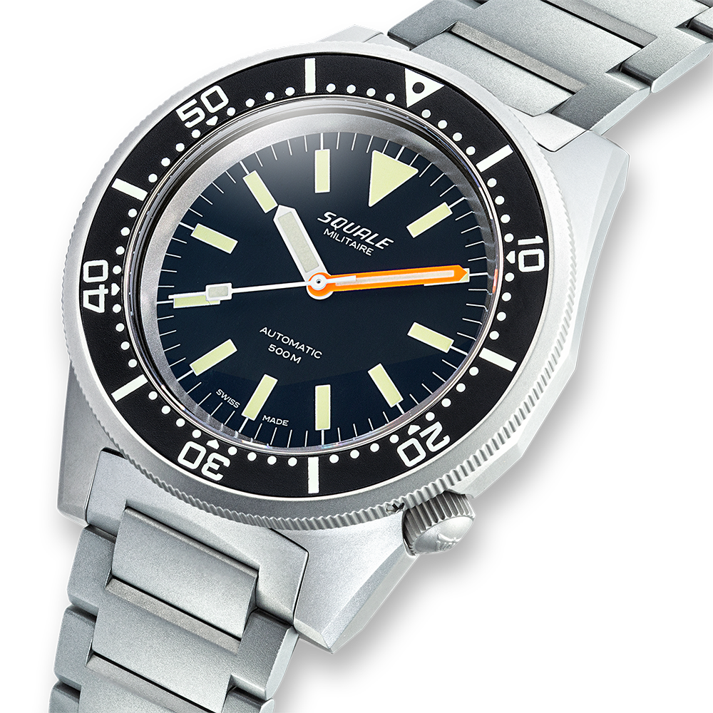 Squale 1521 Militaire Blasted Bracelet Watch 1521MILBL.SQ20S Image 3