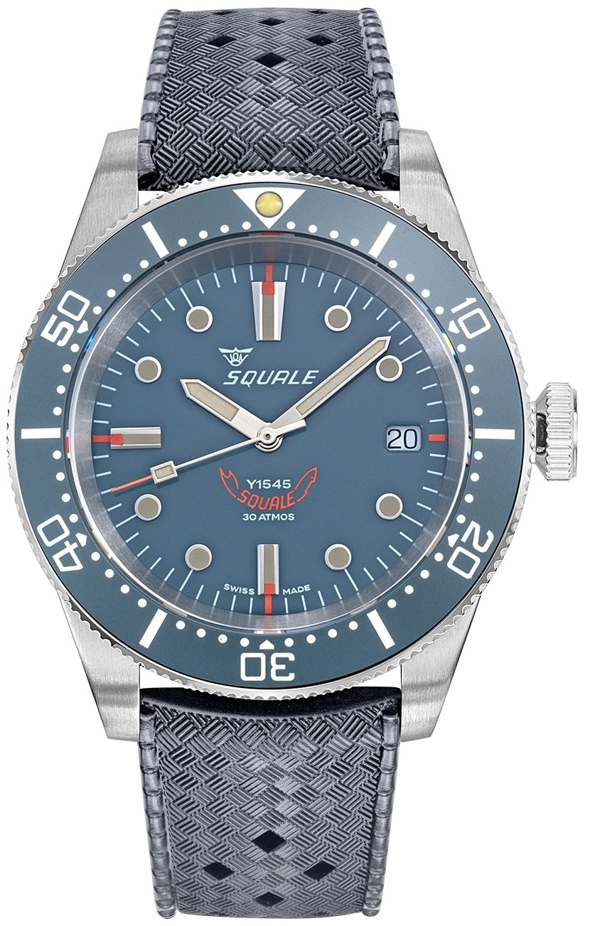 Squale 1545 Grey Rubber Watch 1545GG.HTG Image 1