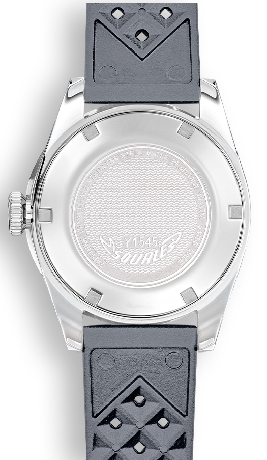Squale 1545 Grey Rubber Watch 1545GG.HTG Image 2