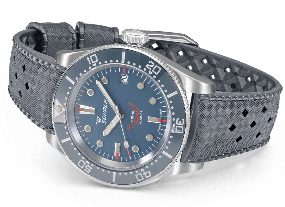 Squale 1545 Grey Rubber Watch 1545GG.HTG Image 3