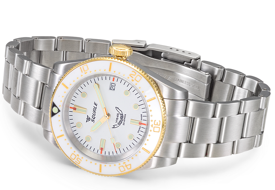 Squale 1545 White Bracelet Watch 1545WTWT.AC Image 3