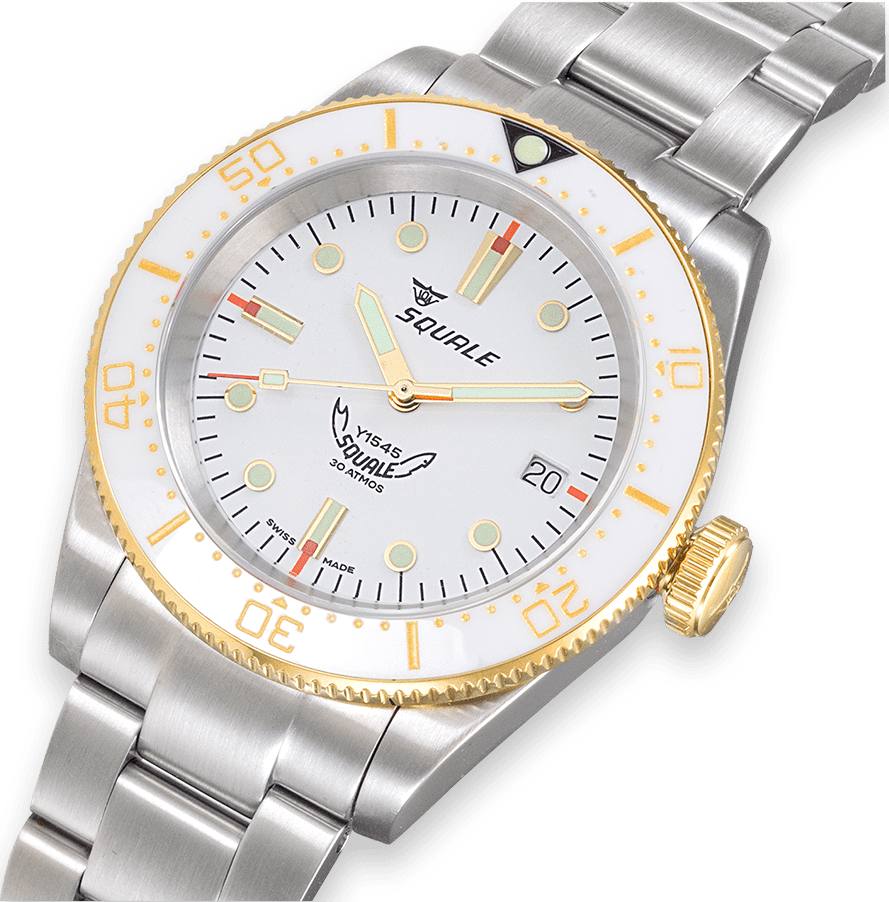 Squale 1545 White Bracelet Watch 1545WTWT.AC Image 4