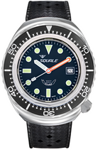 Squale 2002 Black Round Dots Watch 2002.SS.BK.BK.HT Image 1