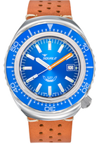 Squale 2002 Blue Leather Watch 2002.SS.BL.BL.PTC Image 1