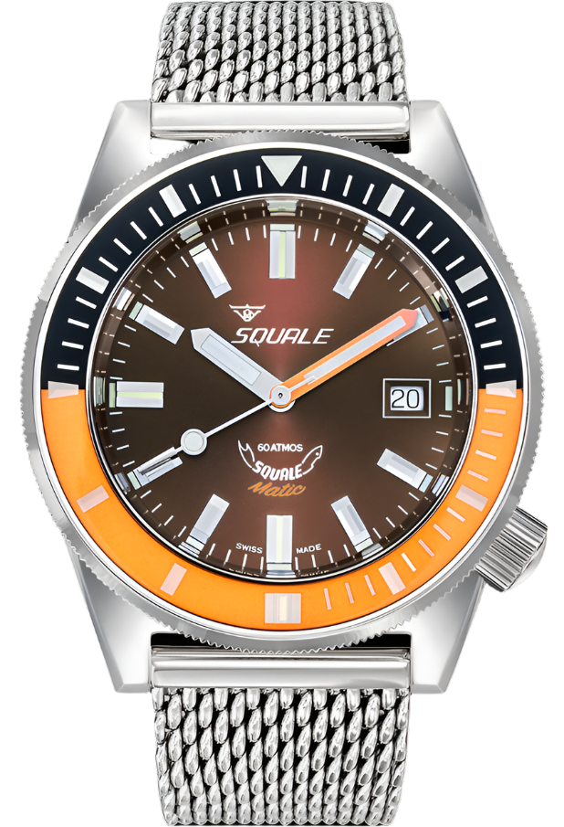 Squale Matic Chocolate Mesh Watch MATICXSD.ME22 Image 1