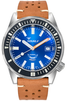 Squale Matic Dark Blue Leather Watch MATICXSB.PTC Image 1
