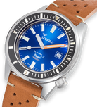 Squale Matic Dark Blue Leather Watch MATICXSB.PTC Image 3