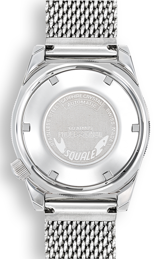 Squale Matic Grey Mesh Watch MATICXSA.ME22 Image 2