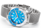 Squale Matic Light Blue Mesh Watch MATICXSE.ME22 Image 4