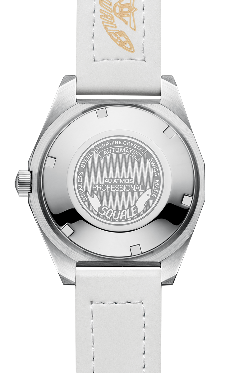 Squale Matic S Light Blue HydroLeather Watch MATICLBWLB.RLWLB Image 2