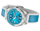 Squale Matic S Light Blue HydroLeather Watch MATICLBWLB.RLWLB Image 6
