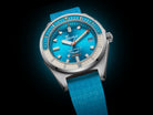 Squale Matic S Light Blue Rubber Watch MATICLBWLB.MRLB Image 3