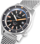 Squale Matic Satin Black Mesh Watch MATICXSG.ME22 Image 4