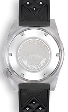 Squale Matic Satin Orange Rubber Watch MATICXSC.HT Image 2