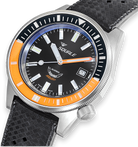 Squale Matic Satin Orange Rubber Watch MATICXSC.HT Image 4
