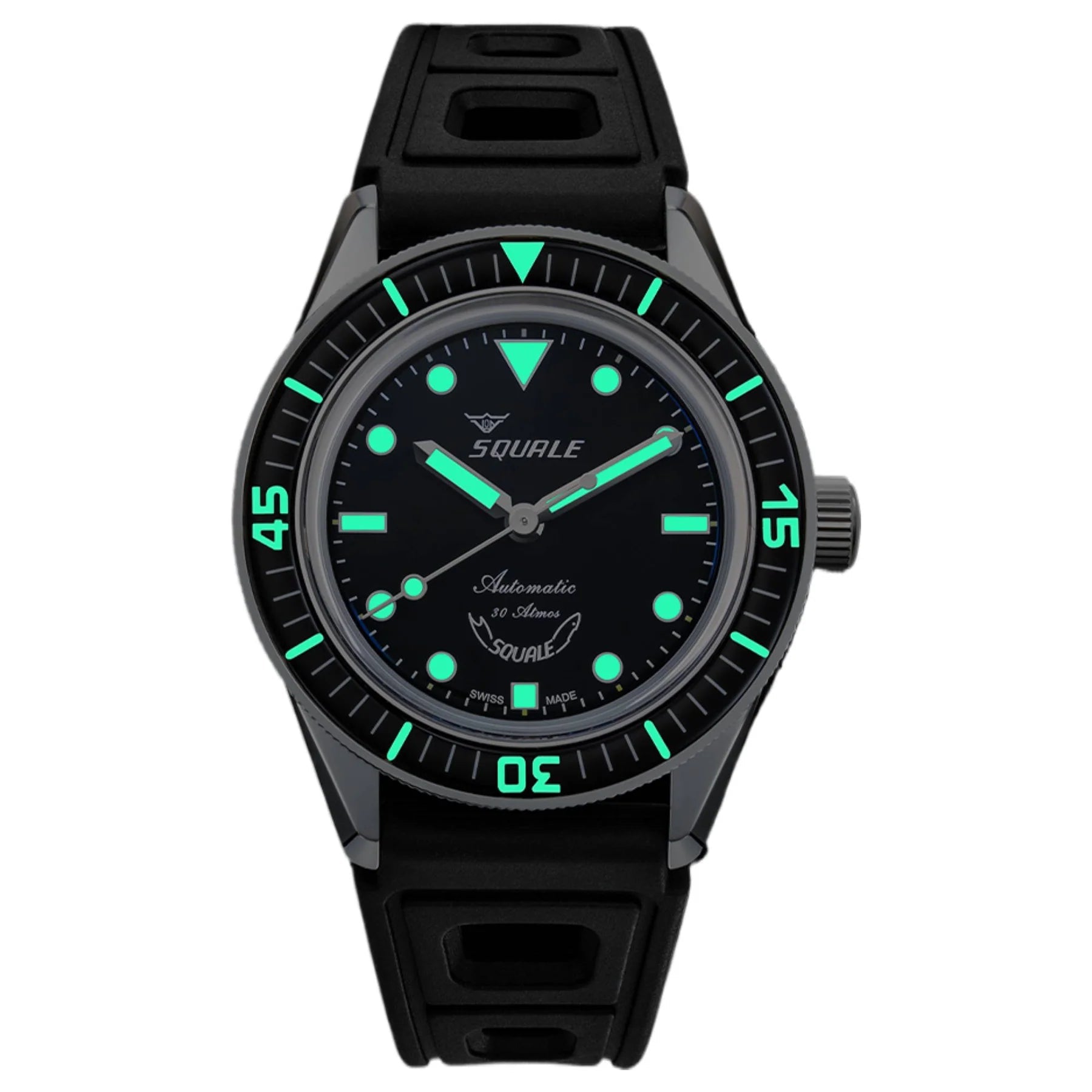 Squale Sub 37 Legend Watch SUB-37BKBK.RBK Image 2