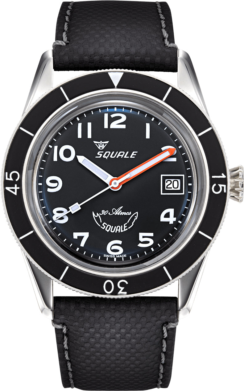 Squale SUB-39 Black Arabic Watch SUB-39MON.TE Image 1