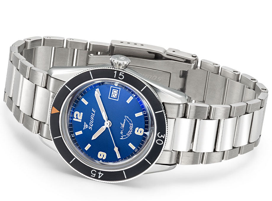 Squale SUB-39 Blue Bracelet Watch SUB-39BL.BR22 Image 3