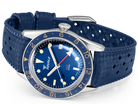 Squale SUB-39 GMT Blue Vintage Rubber Watch SUB39GMTB.HTB Image 4