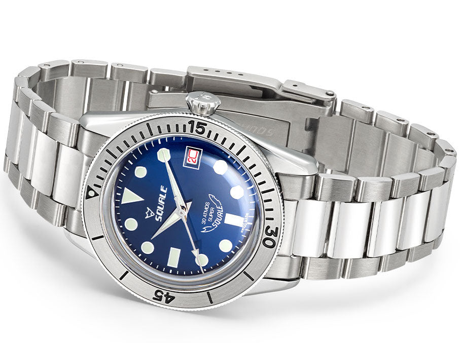 Squale SUB-39 Super Blue Bracelet Watch SUB-39RD.BR22 Image 3