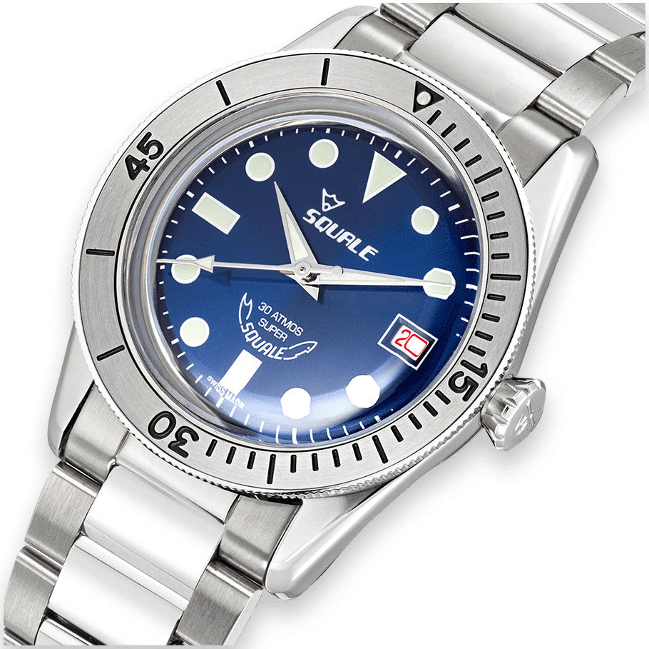 Squale SUB-39 Super Blue Bracelet Watch SUB-39RD.BR22 Image 4