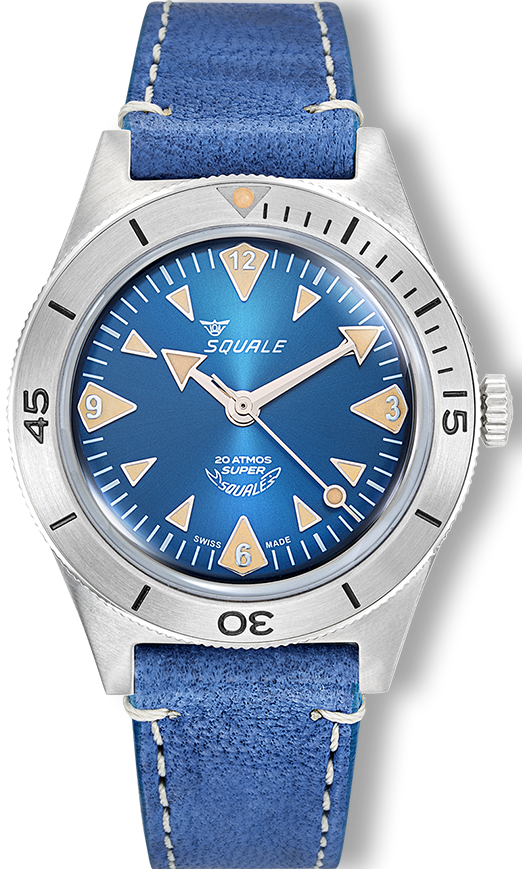 Squale Super Squale Big Arrows Blue Watch SUPERSSABL.PBL Image 1