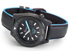 Squale T183 Blue Forged Carbon Leather Watch T183FCBL.CINLEATHOR Image 4
