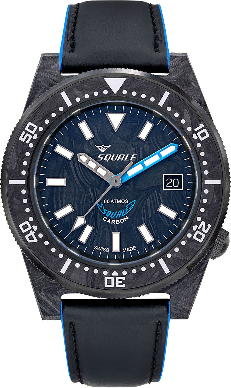 Squale T183 Forged Carbon Watch T183AFCBL.RLBL Image 1