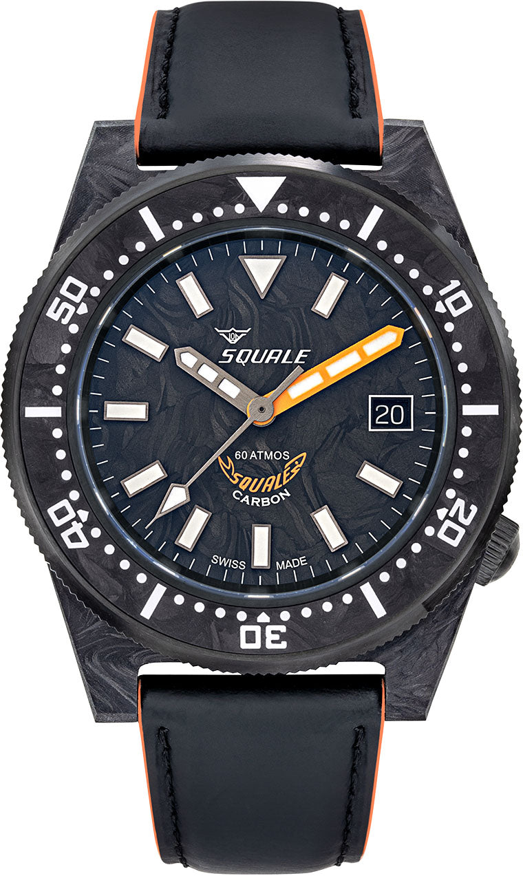 Squale T183 Forged Carbon Watch T183AFCOR.RLOR Image 1