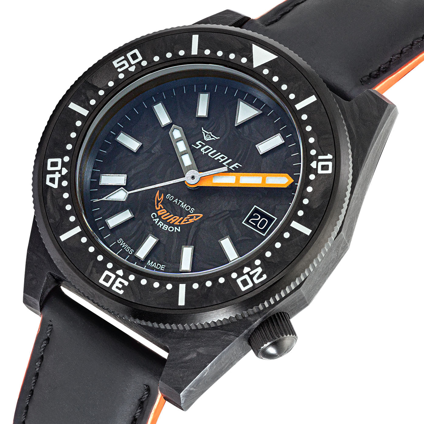 Squale T183 Forged Carbon Watch T183AFCOR.RLOR Image 3