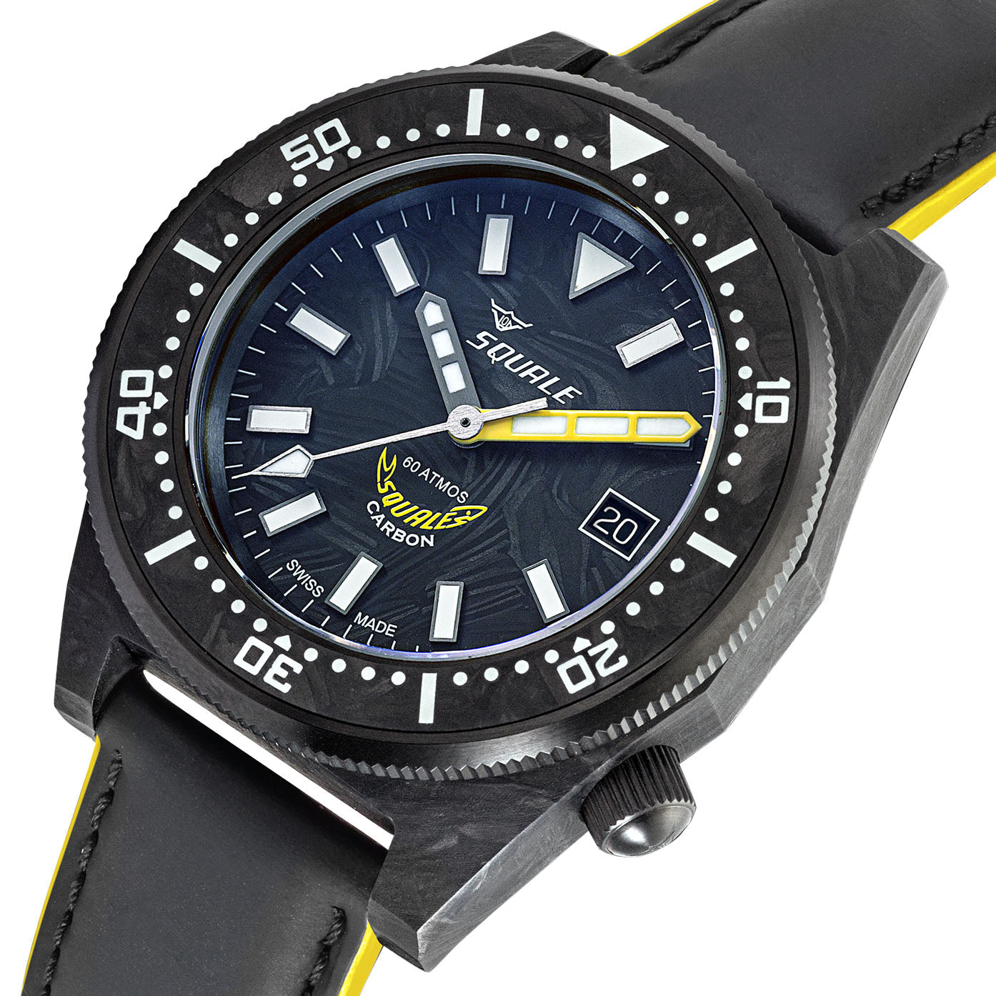 Squale T183 Forged Carbon Watch T183AFCY.RLY Image 3