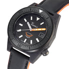 Squale T183 Orange Forged Carbon Leather Watch T183FCOR.CINLEATHBL Image 3