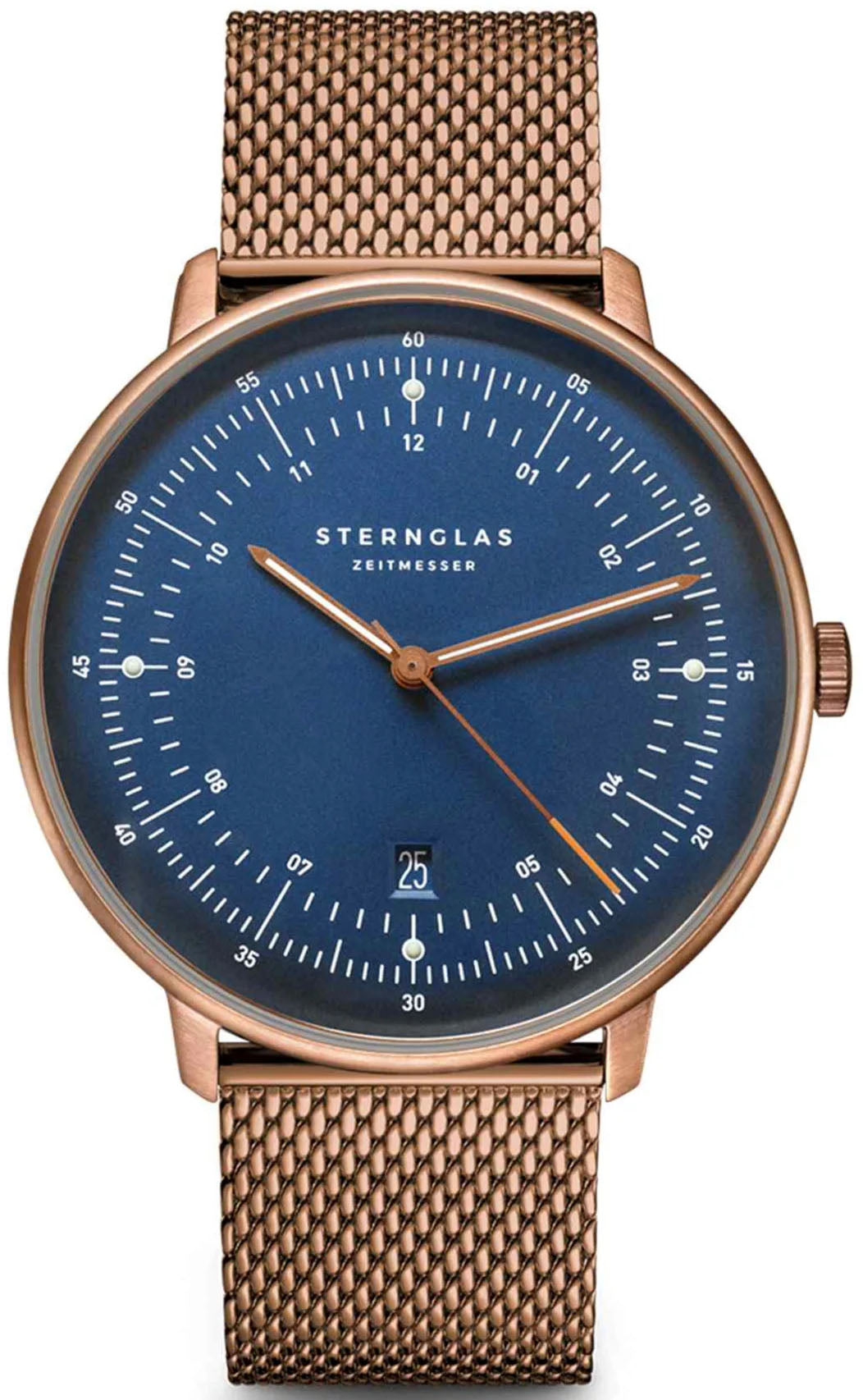 Sternglas Hamburg Blue Bronze Watch S01-HH27-MI11 Image 1