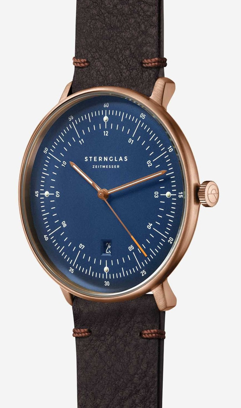 Sternglas Hamburg Blue Bronze Watch S01-HH27-VI17 Image 2