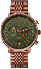 Sternglas Hamburg Chrono Green Bronze Watch S01-HC35-ME10 Image 1