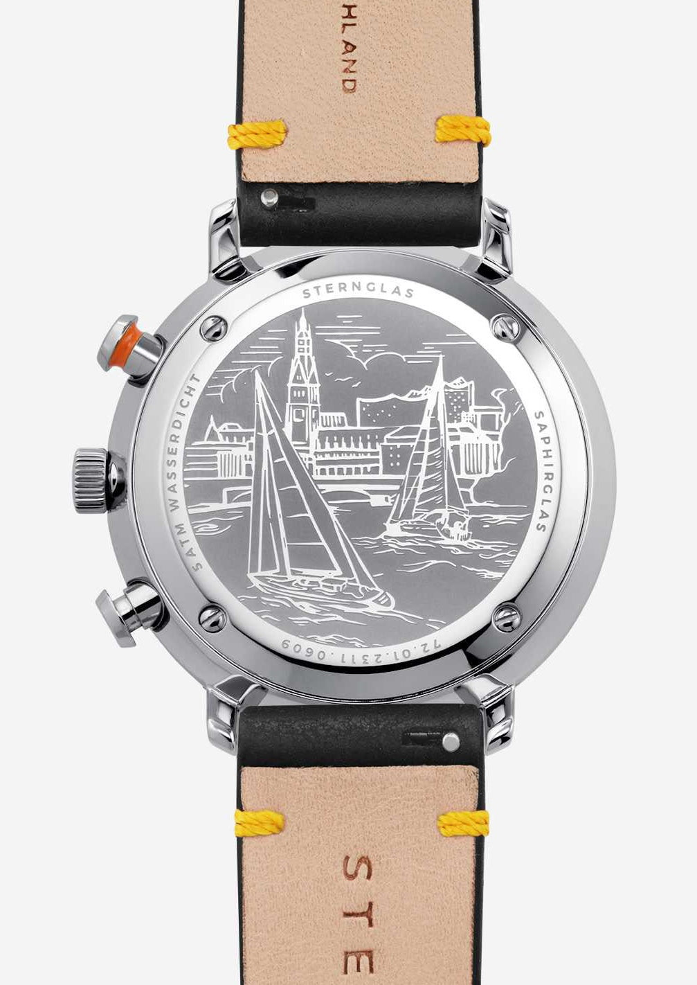 Sternglas Hamburg Chrono Regatta White Watch S01-HC36-VI22 Image 4