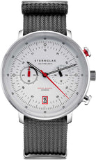 Sternglas Hamburg Chrono Silver Watch S01-HC10-FI04 Image 1