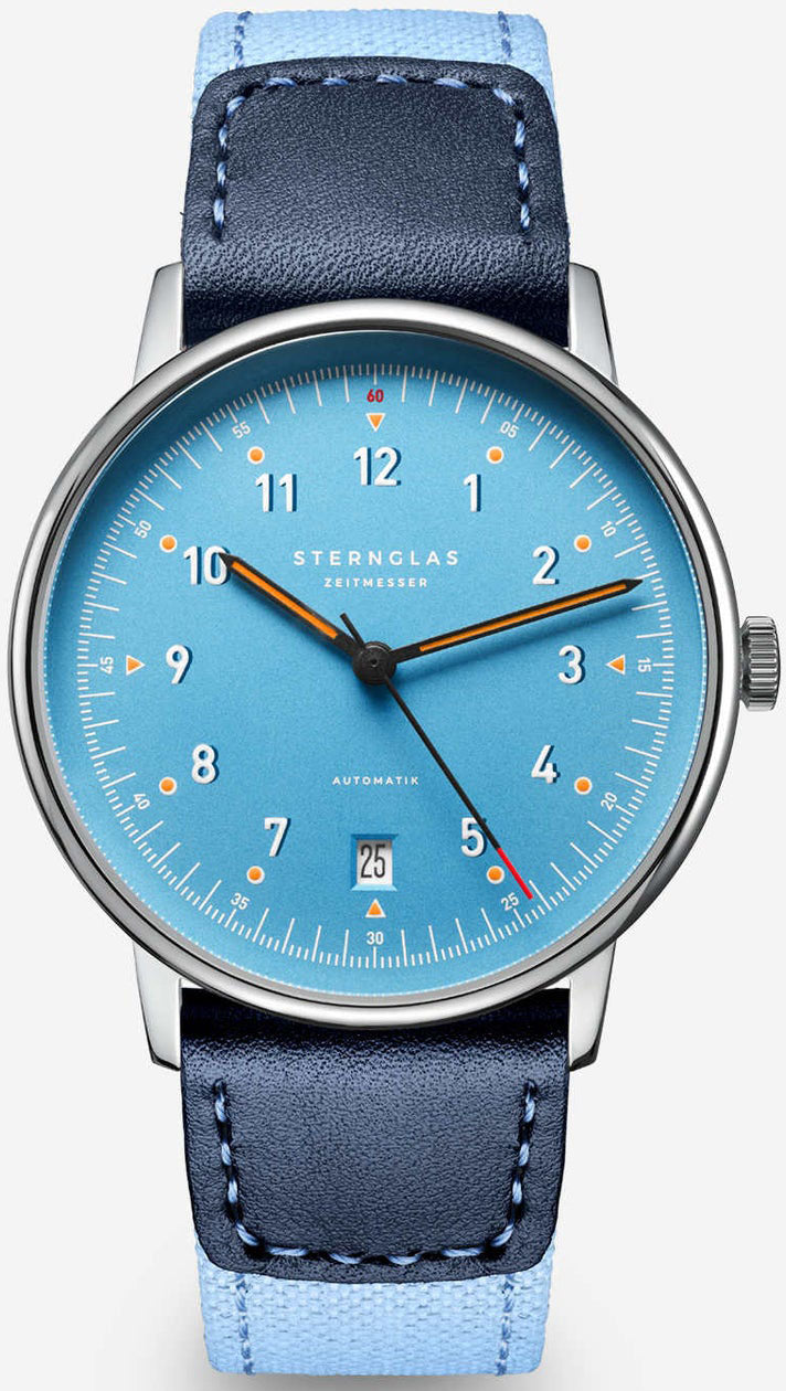 Sternglas Lumatik Automatic Light Blue Watch S02-LM17-NY05 Image 1