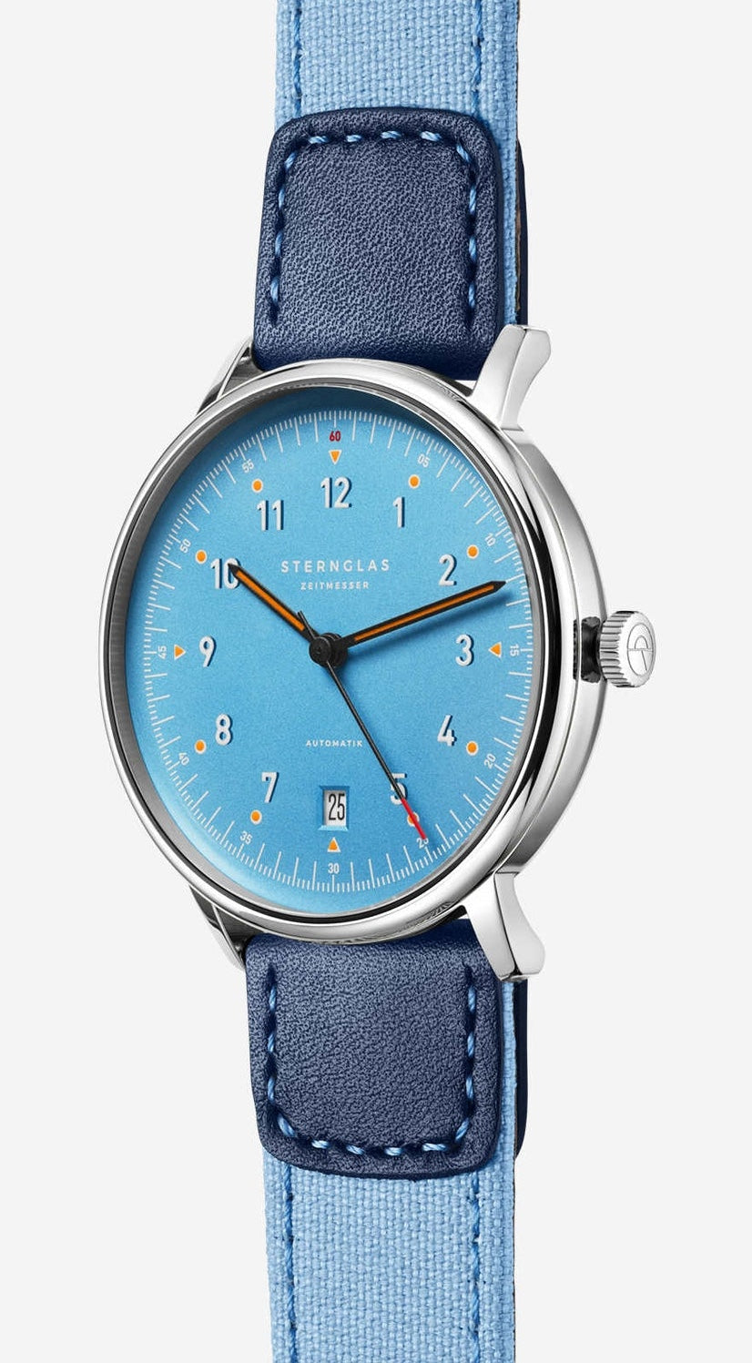 Sternglas Lumatik Automatic Light Blue Watch S02-LM17-NY05 Image 2
