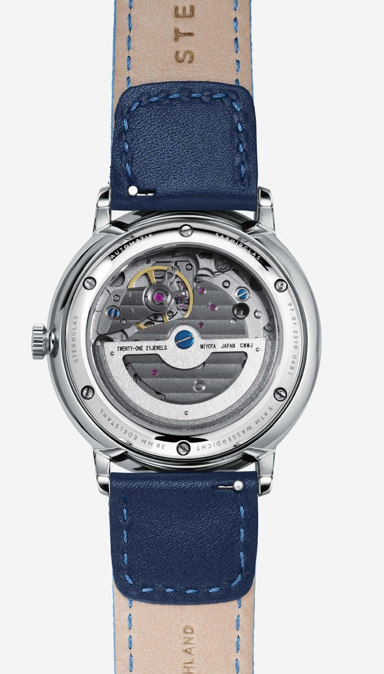 Sternglas Lumatik Automatic Light Blue Watch S02-LM17-NY05 Image 4