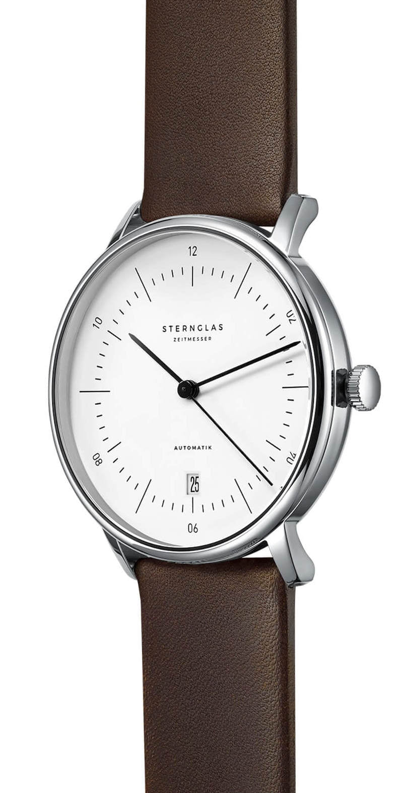 Sternglas Naos/A Automatic Leather Watch S02-NA01-PR04 Image 3