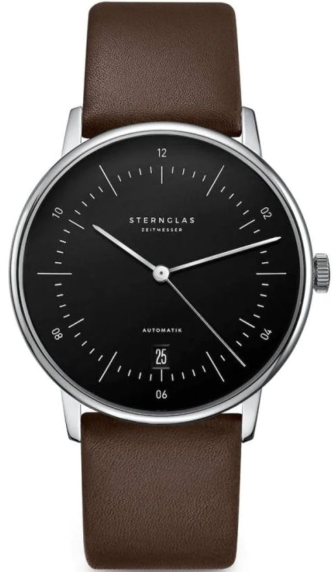 Sternglas Naos/A Automatic Leather Watch S02-NA03-PR04 Image 1