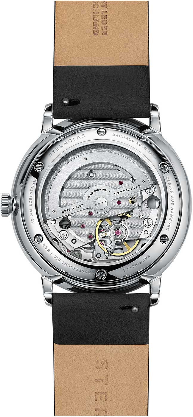 Sternglas Naos/A Automatic Leather Watch S02-NA03-PR07 Image 2
