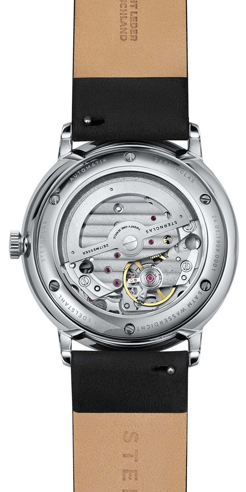Sternglas Naos/A Automatic Leather Watch S02-NA06-PR07 Image 2