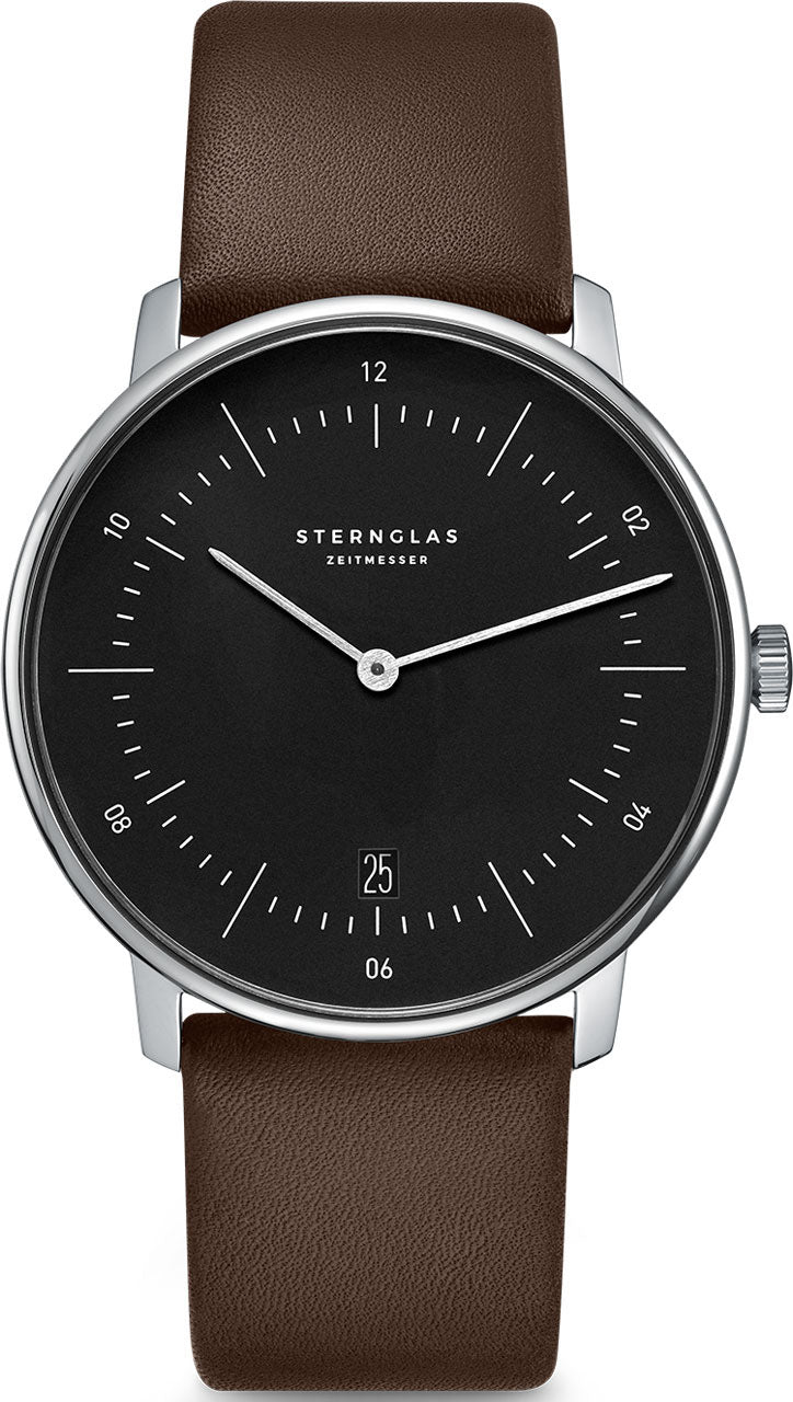 Sternglas Naos Quartz Leather Watch S01-NA03-PR04 Image 1