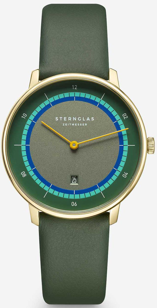 Sternglas Naos XS Edition Argo Dark Green  Watch S01-NDA22-KL09 Image 1